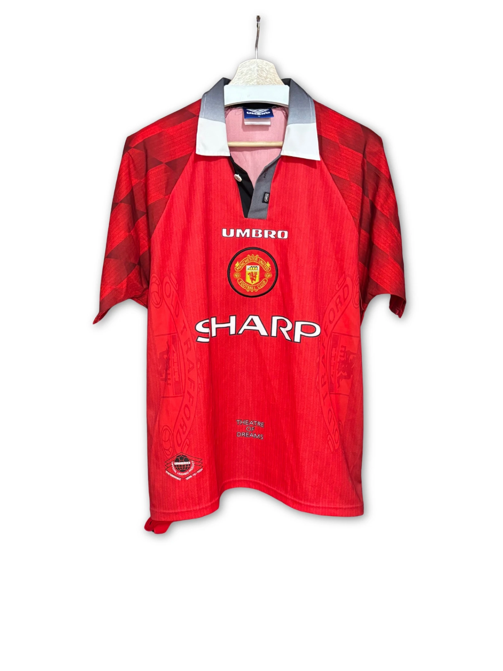 Manchester United 1996 1998 Umbro Camiseta Futbol